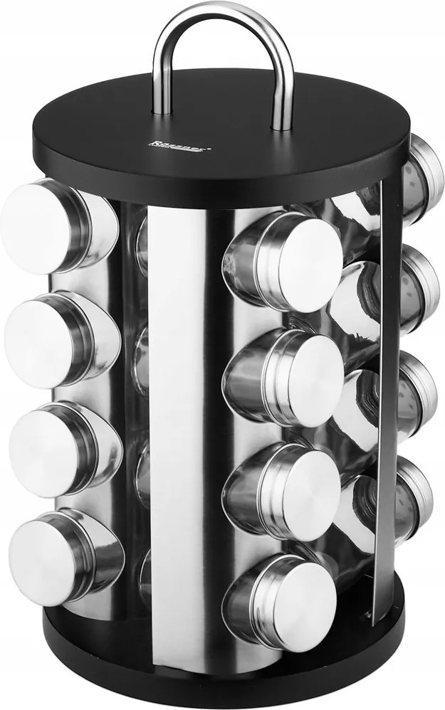 Fűszertartó Állvány Forgó Fűszertartó 17 El. T3206