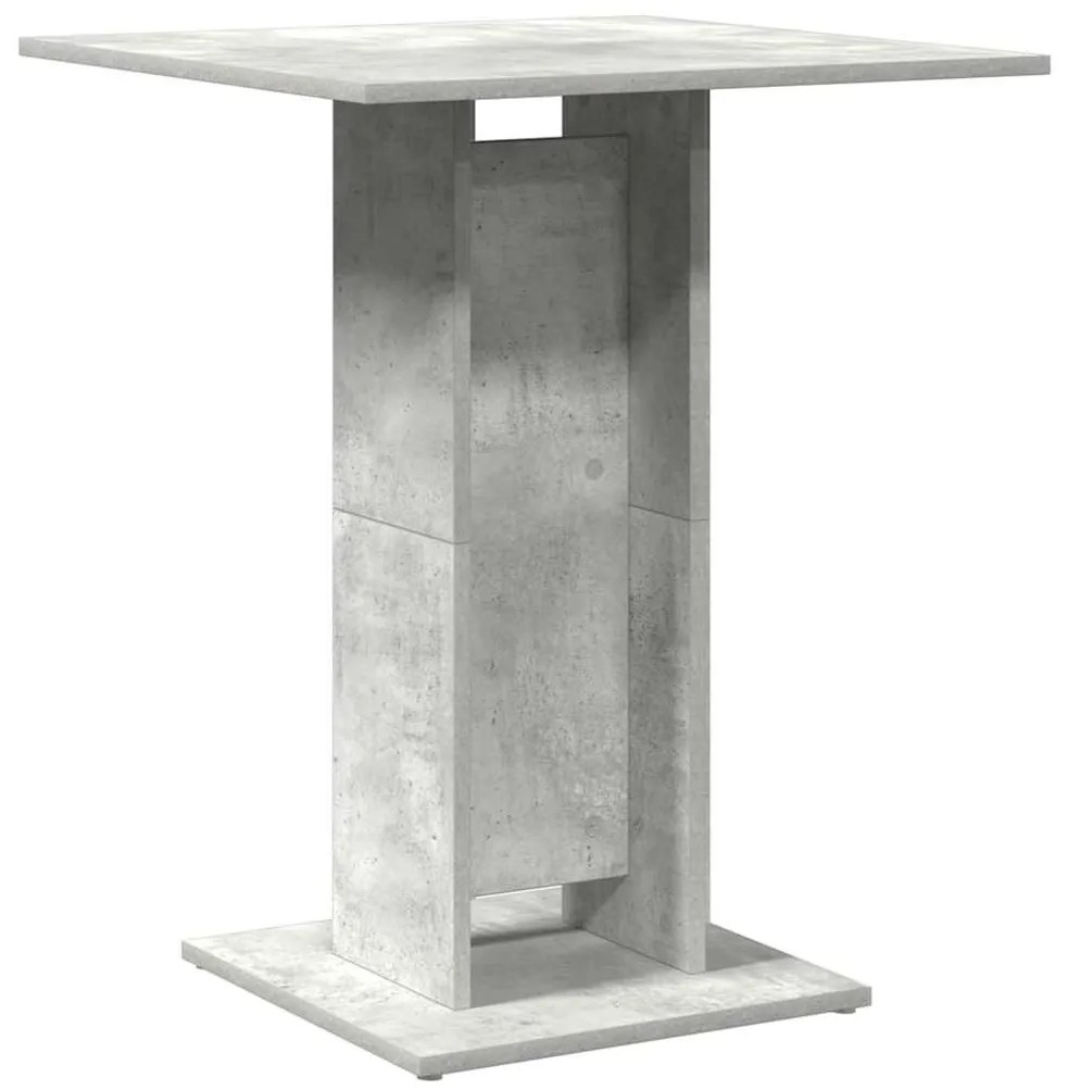 Betonszürke szerelt fa bisztróasztal 60 x 60 x 75 cm
