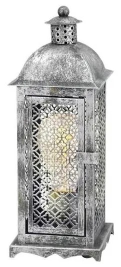 Eglo 54617 - LED Asztali lámpa 1xE27/4W/230V 3000K ezüst