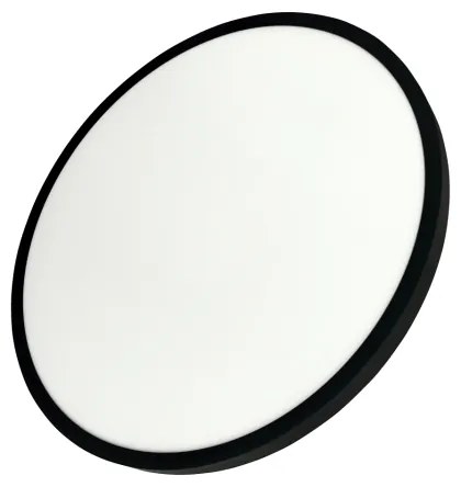 LED mennyezeti lámpa LED/40W/230V 3000/4000/6500K Ø 50 cm fekete