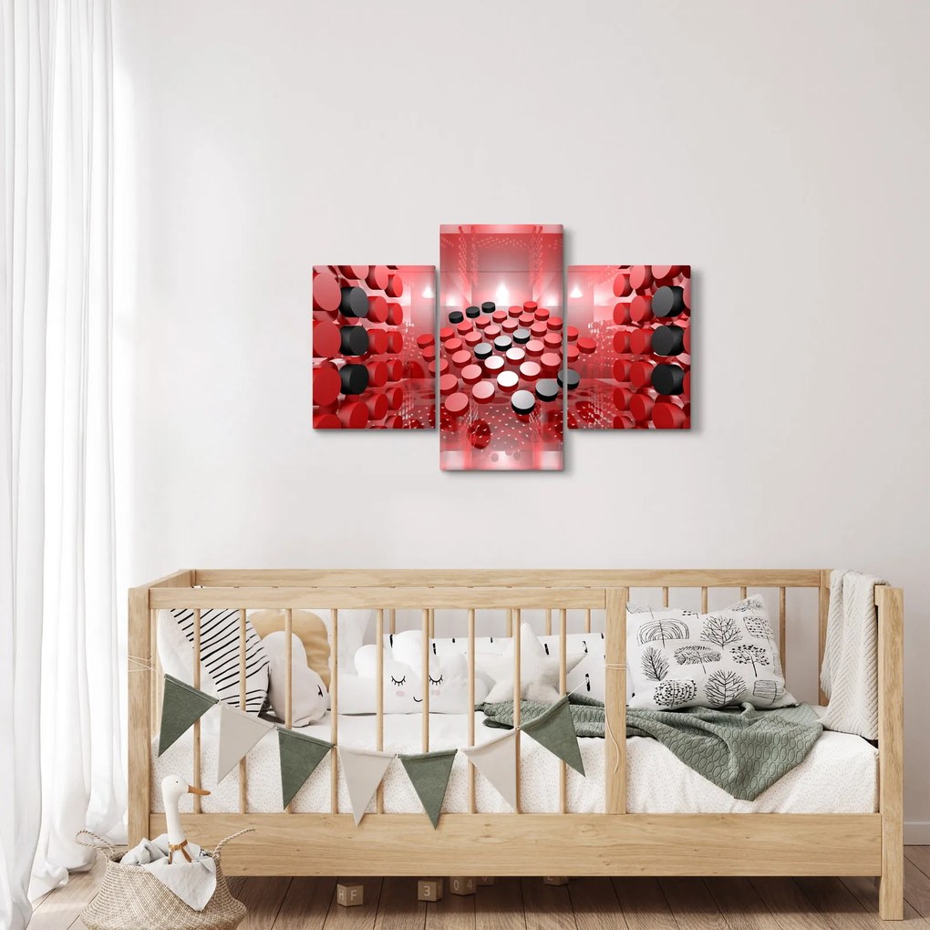 A gomb absztrakció képe (90x60 cm)