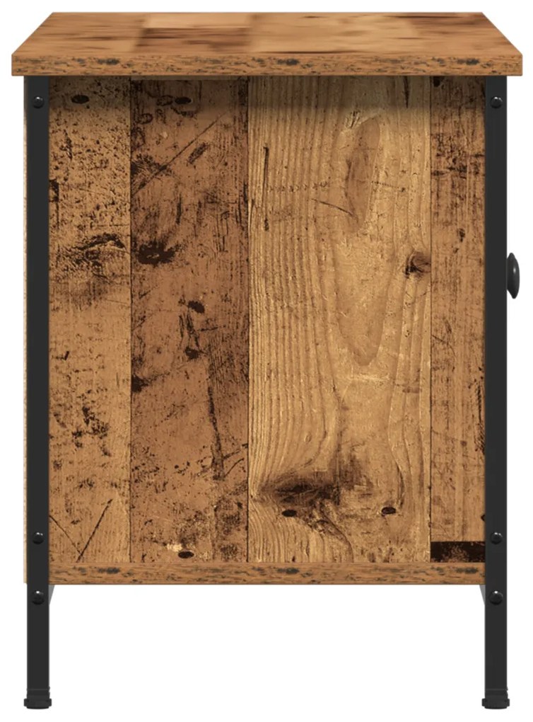 vidaXL TV szekrény Öreg fa 100 x 35 x 45 cm Faanyag