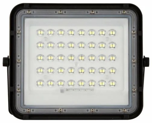LED Kültéri napalemes reflektor LED/10W/3,2V IP65 4000K fekete + + távirányító