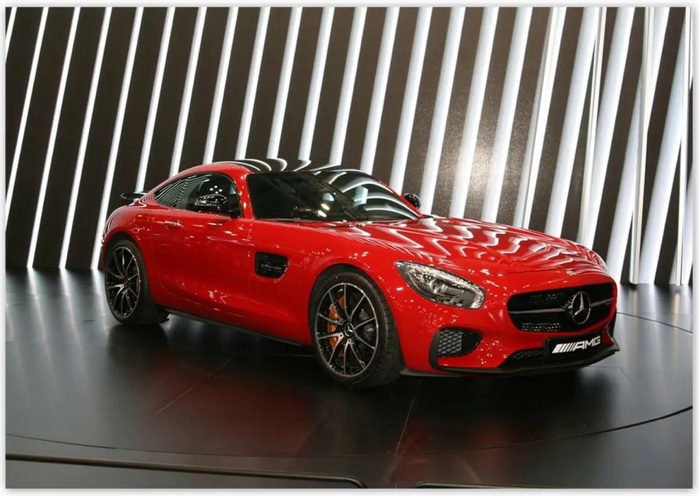 Poszterek 100x70 Piros Mercedes Amg