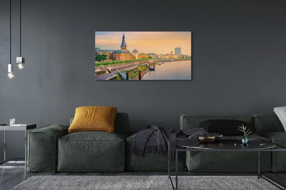 Canvas képek Németország Sunrise River 120x60 cm