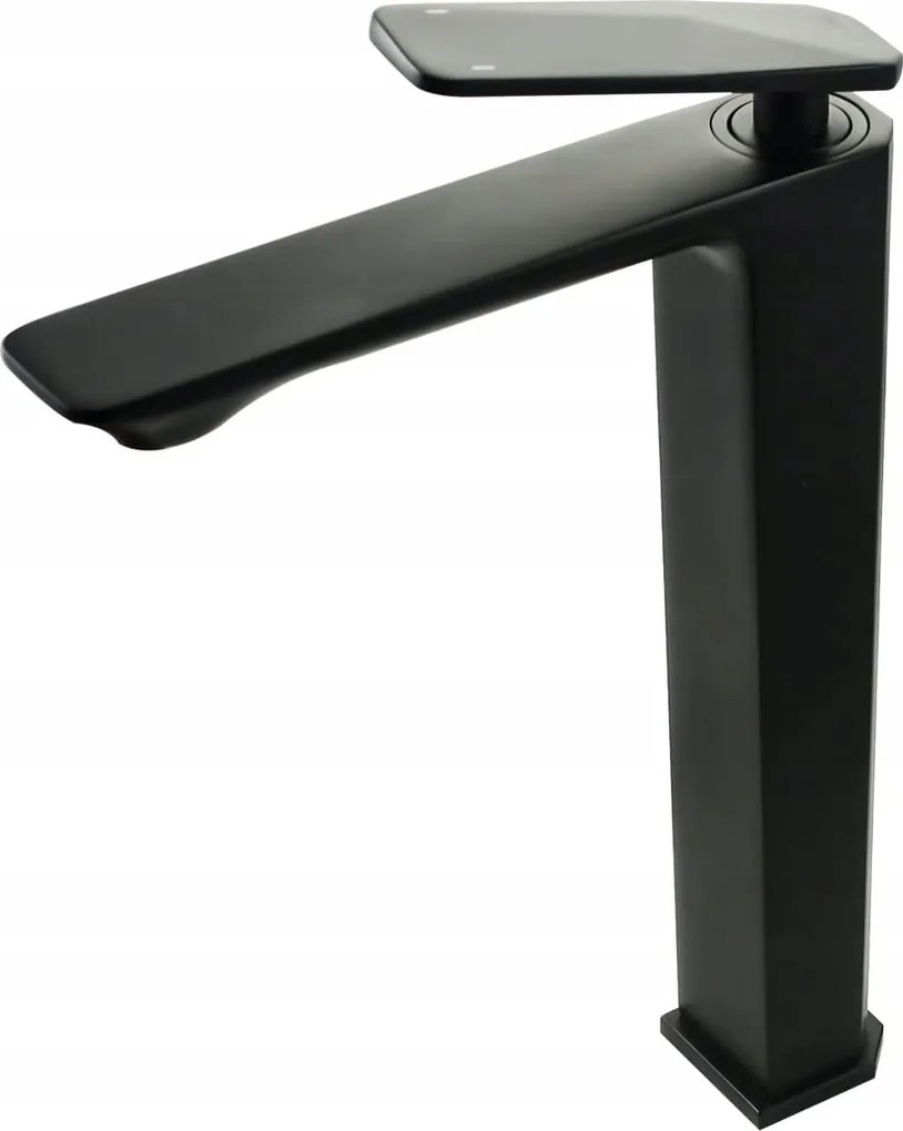 Solvex Álló Fürdőszobai Mosdó Csaptelep Asztali Mosdókhoz Fekete