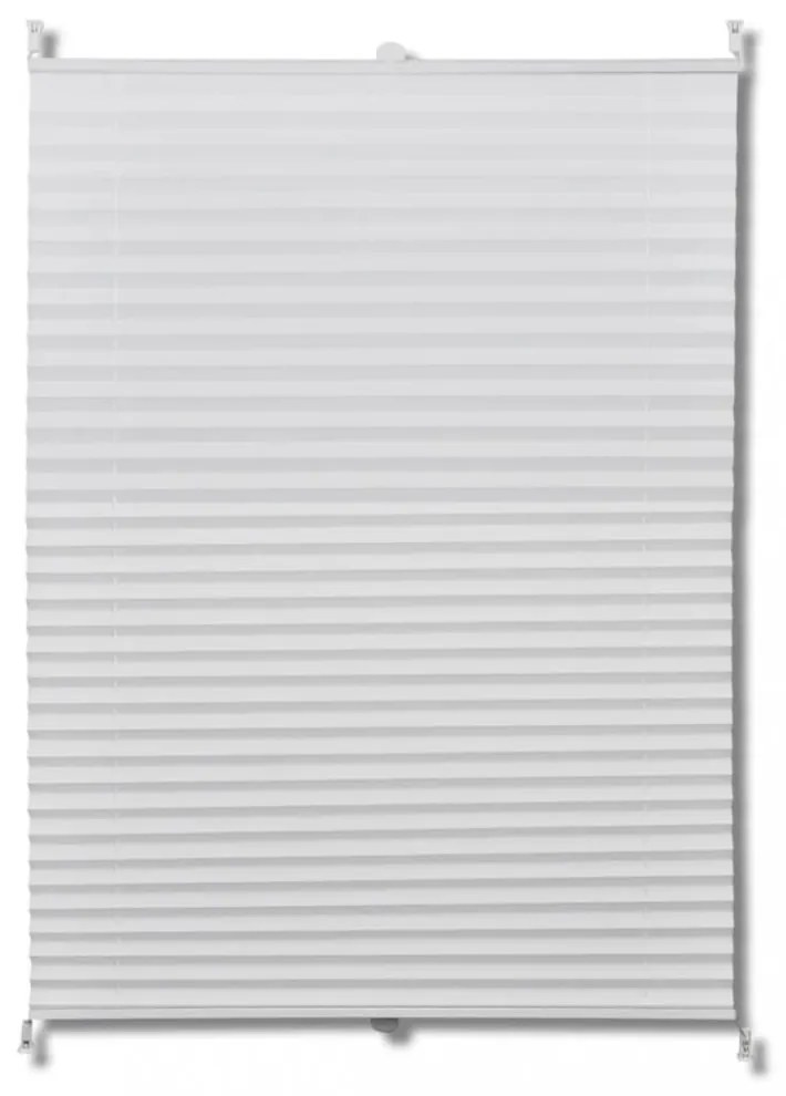 Plisse Roló 60 x 125 cm Fehér Redős Roló