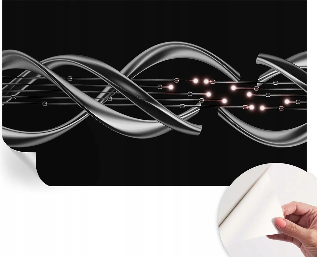 Öntapadós fotótapéta Nappali és Hálószoba irodába Fonott minta 416x254