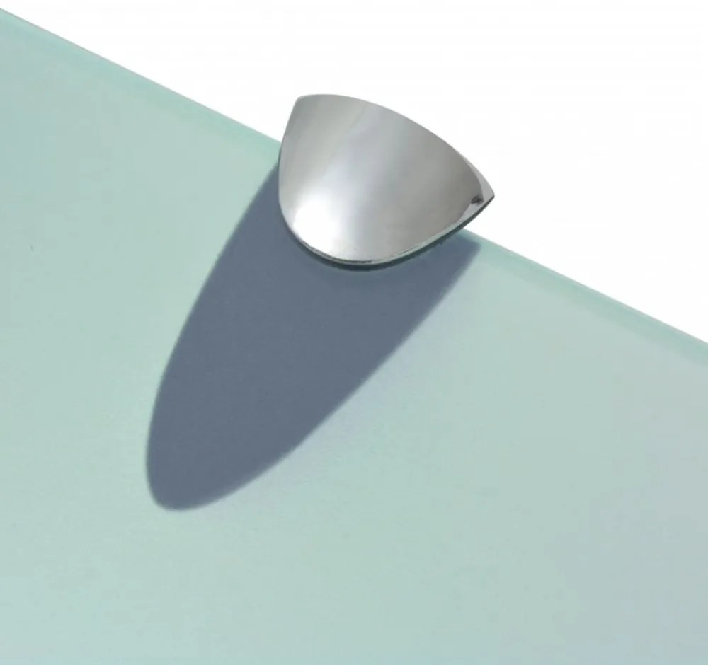 2 db lebegő üvegpolc 50 x 20 cm 8 mm