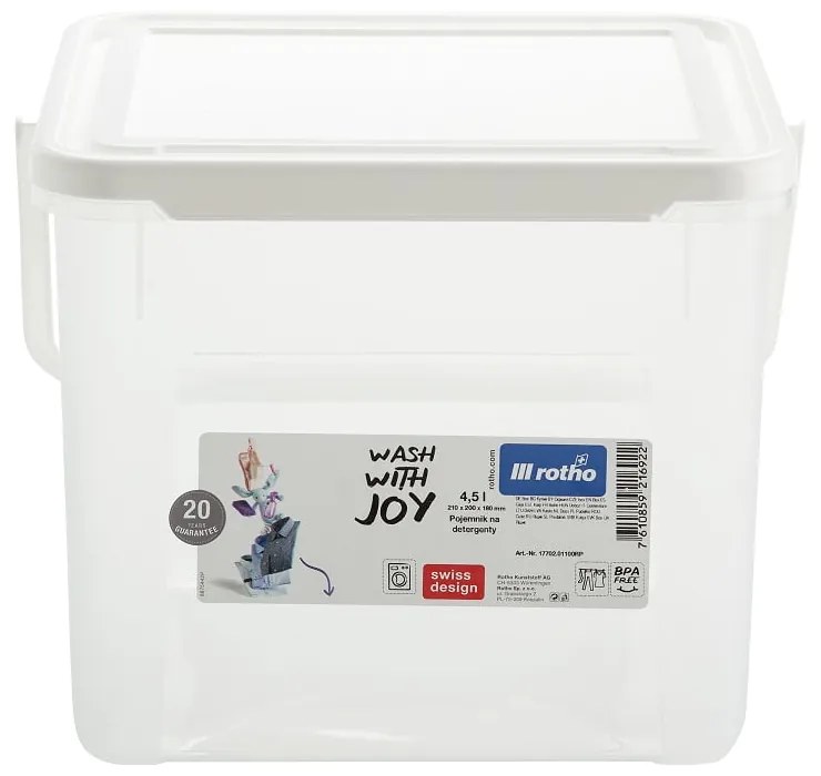 Műanyag tárolódoboz fedéllel - Rotho