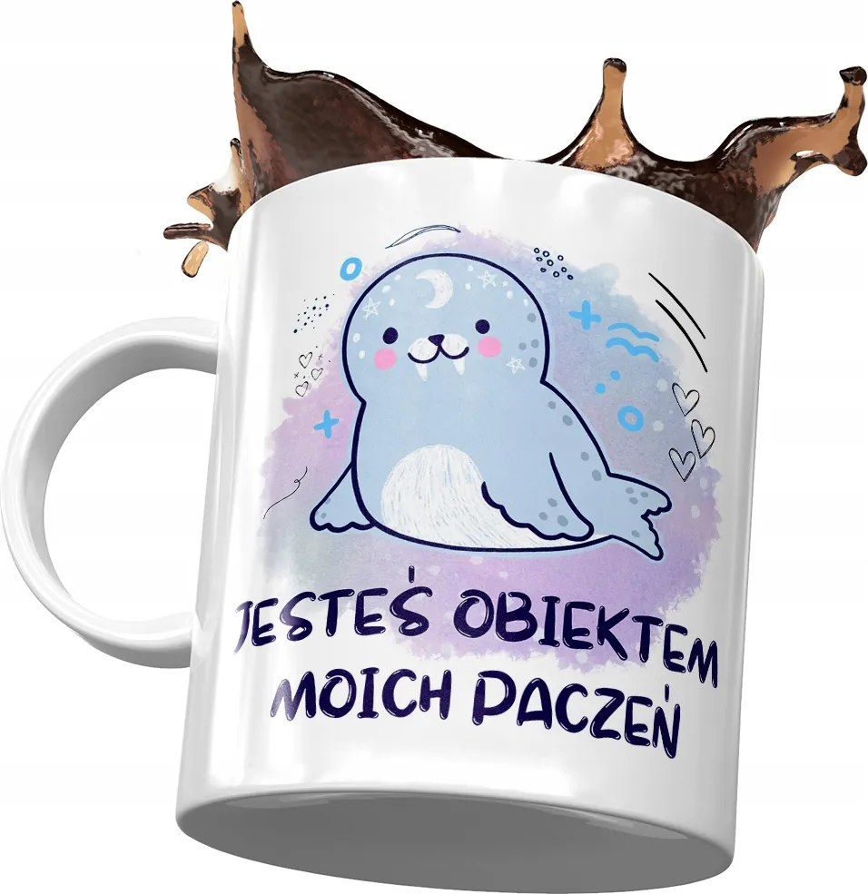 Fóka fóka bögre Fóka aranyos ajándék fényképes nyomtatással