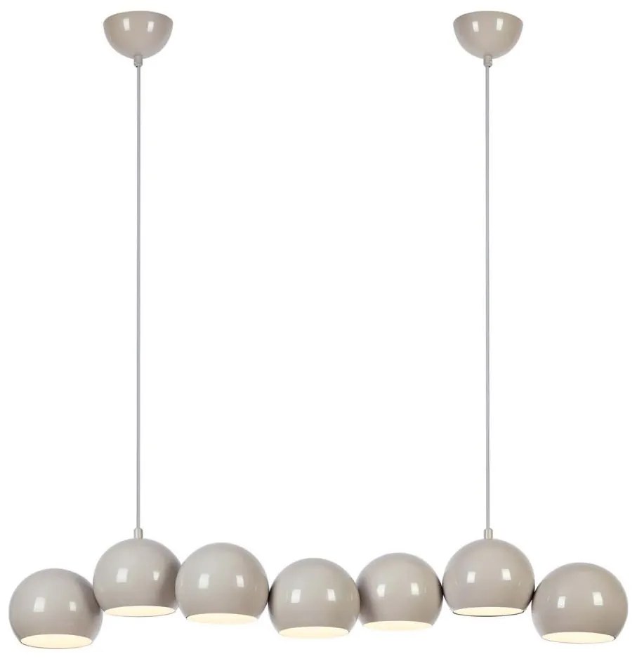 Markslöjd 108914 - Kábeles csillár CUPOLO 7xE14/40W/230V szürke