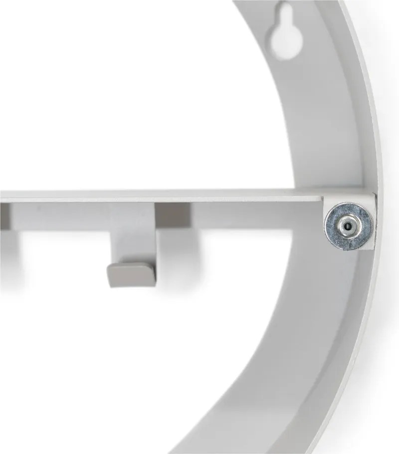 Szürkésbarna fém fali-tükrös fürdőszoba szekrény 35x35 cm Sonnet – Spinder Design