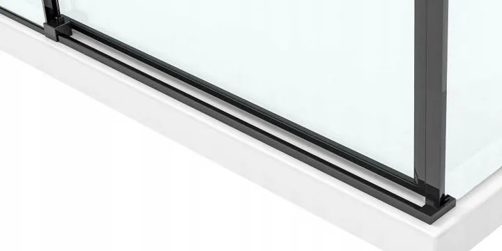 Zuhanykabin SOLAR BLACK MAT 80x100