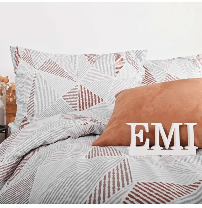 EMI Megan pamut ágyneműhuzat, A standard egyszemélyes ágy szett tartalma: 1x 140x200 + 1x 70x90