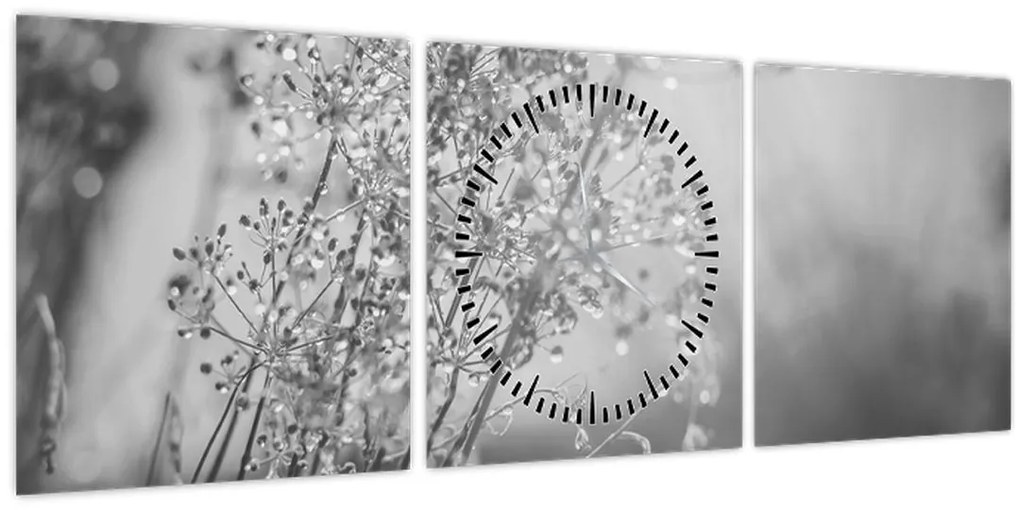 Kép - Mező az eső után (órával) (90x30 cm)