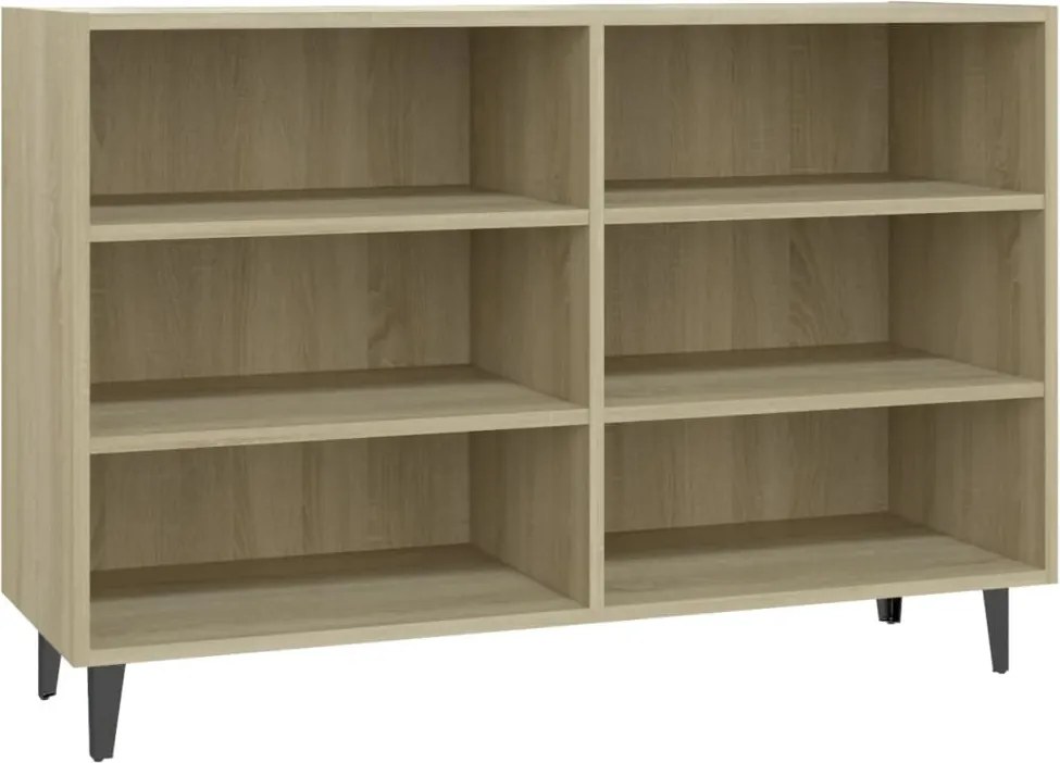 vidaXL sonoma tölgy színű szerelt fa tálalószekrény 103,5 x 35 x 70 cm