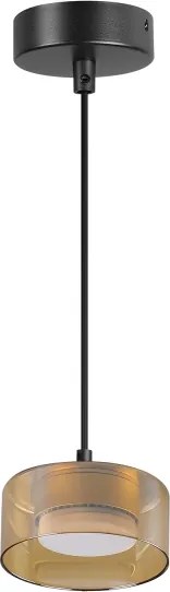 Brilagi - Kábelre függesztett csillár AURA LUX 1xGX53/30W/230V fekete/arany