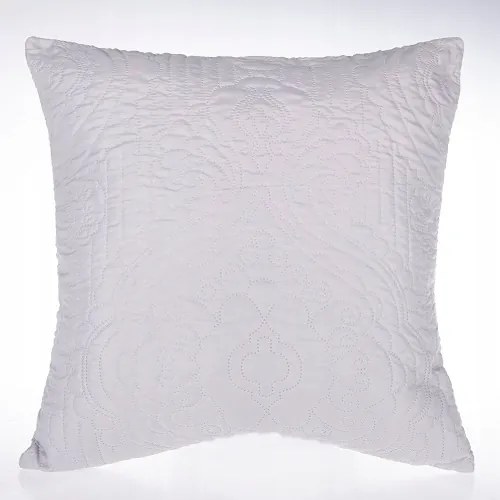 Szürke, steppelt párnahuzat 45x45 cm