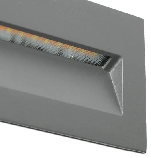 FARO 70289 - LED Beépíthető lámpa MANI LED/5W/230V IK07 IP65 szürke