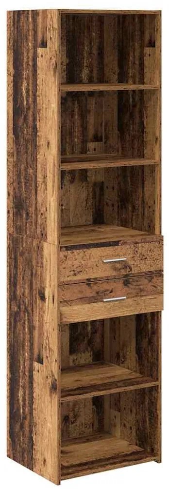 Magasfiú fiókkal Öreg fa 50 x 42,5 x 185 cm Faanyag