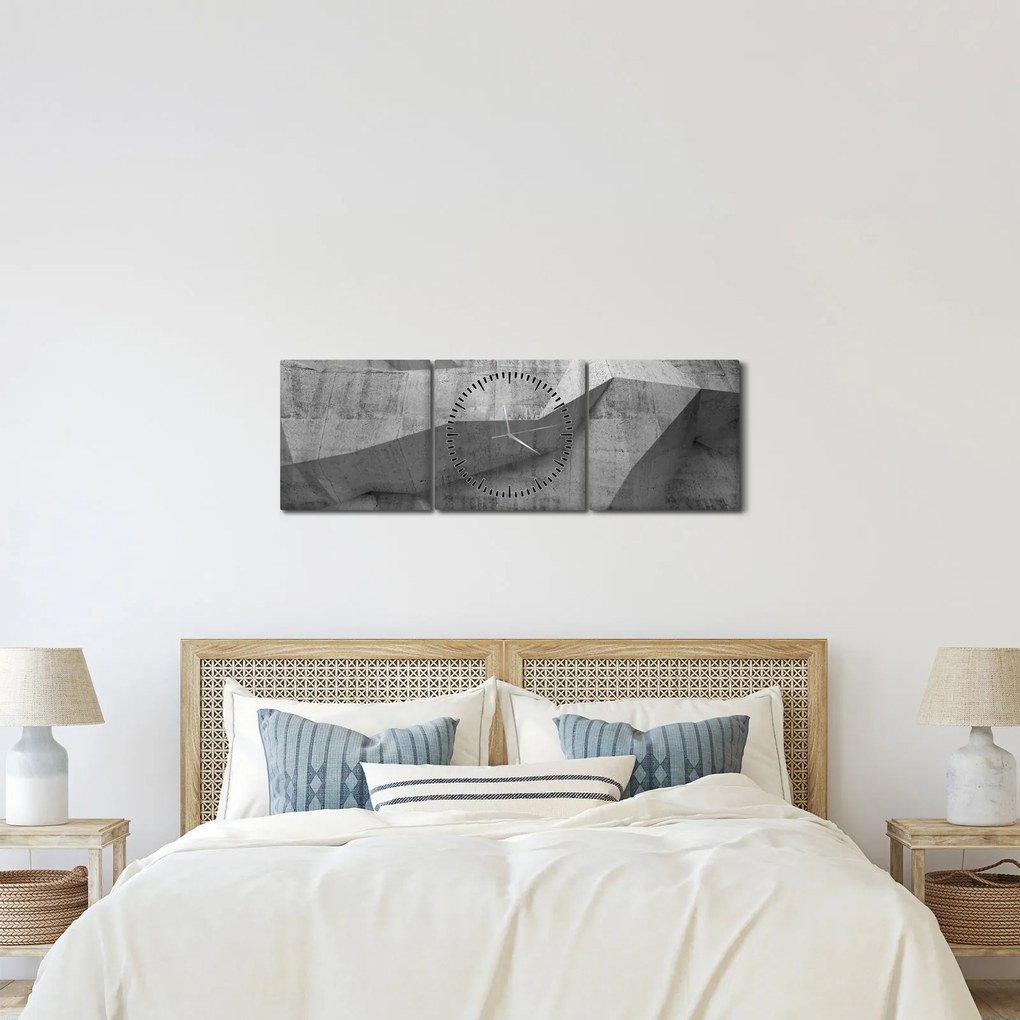 Kép - 3D-s fal (órával) (90x30 cm)