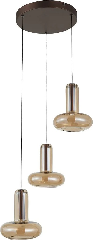 Italux modern függeszték carote réz itxpnd-24011-3-copp