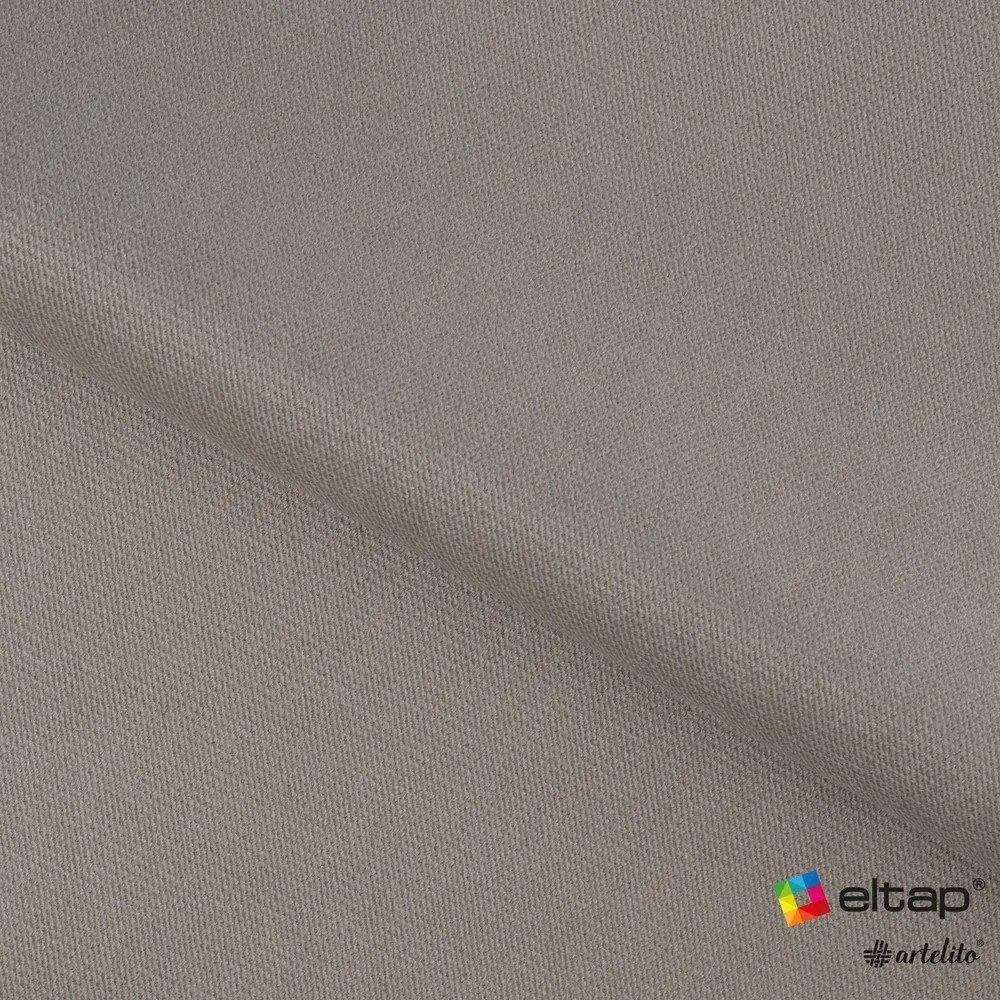 Világosbarna bársony kinyitható-tárolóhelyes sarokkanapé (bal oldali-L alakú) Barea – ELTAP