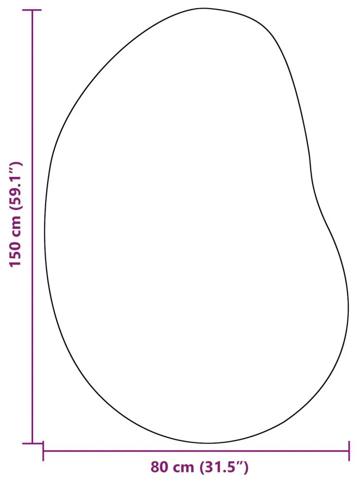 Területszőnyeg Fekete 80x150 cm Poliészter Csúszásmentes