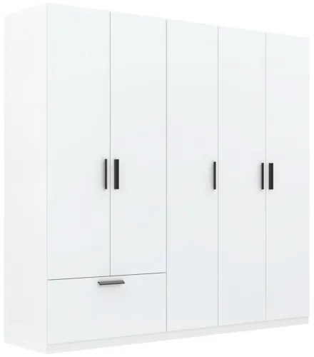 LITA Gardrobeszekrény Fehér Színben 225 cm