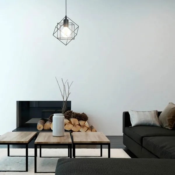 Eglo 43358 - Csillár zsinóron STRAITON 1xE27/60W/230V