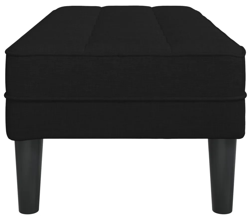 Pad Black 113x57x39 cm Szövet