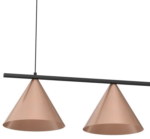 CAPITAL kábeles csillár 3xGX53/15W/230V rózsaarany