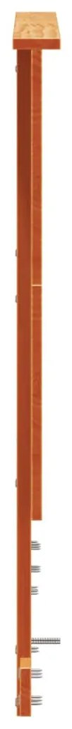 viaszbarna tömör fenyőfa fejtámla 160 cm