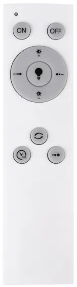 Globo 67359-40A - LED dimmelhető mennyezeti lámpa JEFFRY 40W/230V 32,5x87,5 cm fekete + távirányító