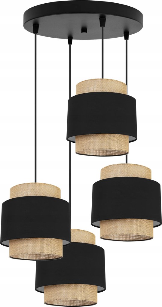 Mennyezeti Lámpa Lógó Csillár Lámpabúra Boho Juta Modern Szoba