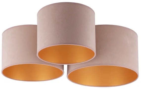 Duolla - Mennyezeti lámpa ROLLER TRIO 3xE27/60W/230V barna