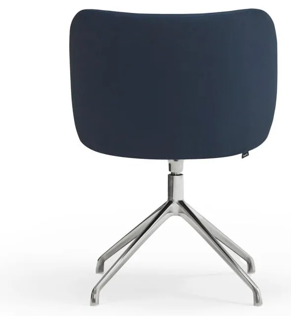 Sötétkék kárpitozott étkezőfotel Mogi – Teulat