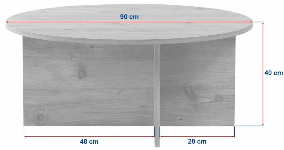 Soleil Travertine dohányzóasztal