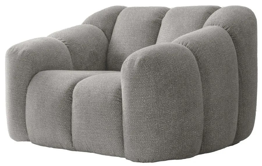 Világosszürke fotel Shell – Miuform