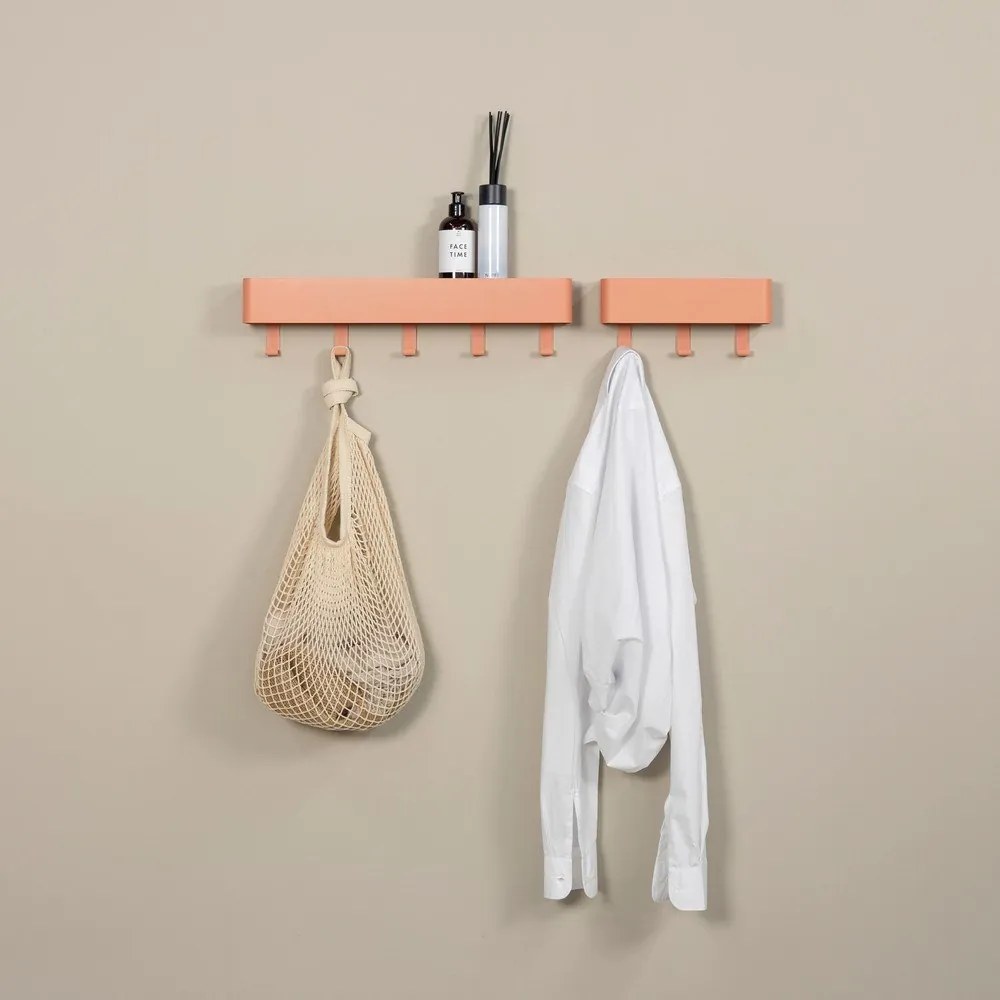 Lazacszínű fém fali fogas polccal Dax Play – Spinder Design