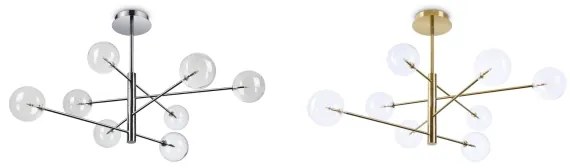 Ideal Lux - EQUINOXE pót búra csillárhoz és lámpához, Ø 15 cm, átlátszó