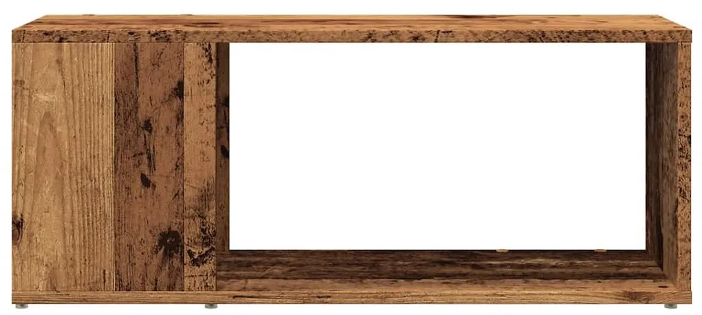 antik hatású szerelt fa TV-szekrény 80x24x32 cm