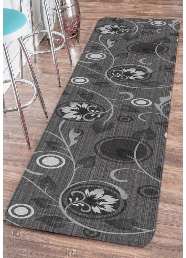 Szürke mosható futószőnyeg 58x190 cm Rosie – Oyo Concept