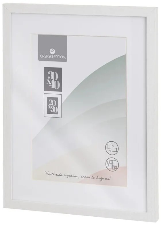 Fehér fali képkeret 32x42 cm Sencillo – Casa Selección