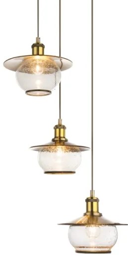 Globo 69030-3H - Mennyezeti függesztékes lámpa 3xE27/60W