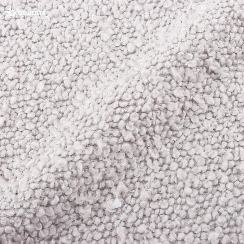 Világosszürke buklé kanapé 210 cm Essen – Cosmopolitan Design