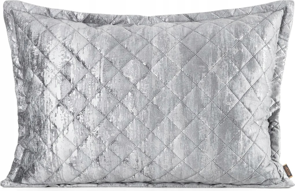 Párnahuzat BLINK43 50x70 cm ezüst bársony díszpárnahuzat Gla