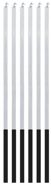 Magic Flame Silver, Ezüst tortagyertya, gyertya szett 6 db-os