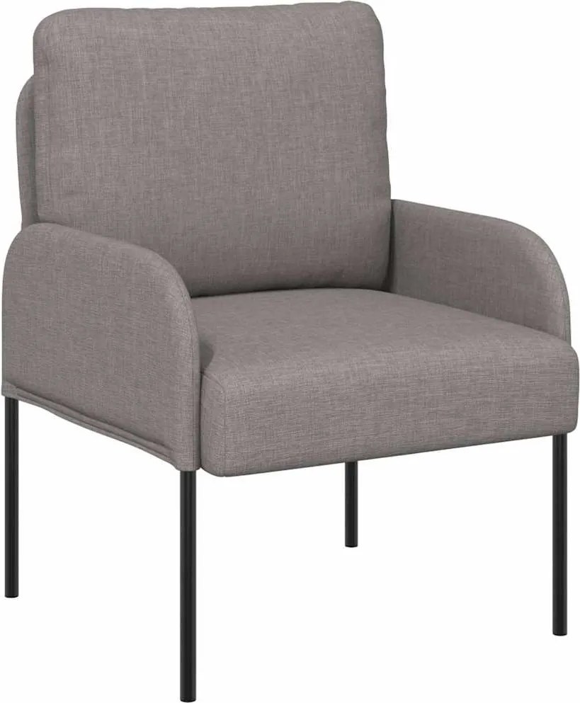 vidaXL Kanapék párnával 55cm Tópszínű Furnér
